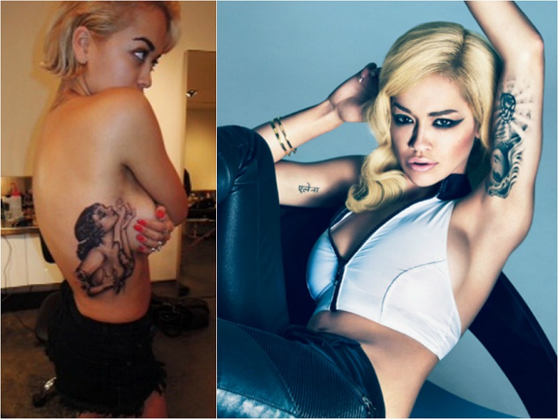 The Sexiest Tattoos Of Celebrities_1 Rita Ora