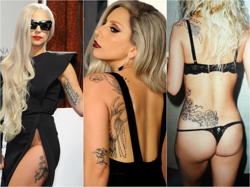 The Sexiest Tattoos Of Celebrities_9 lady gaga