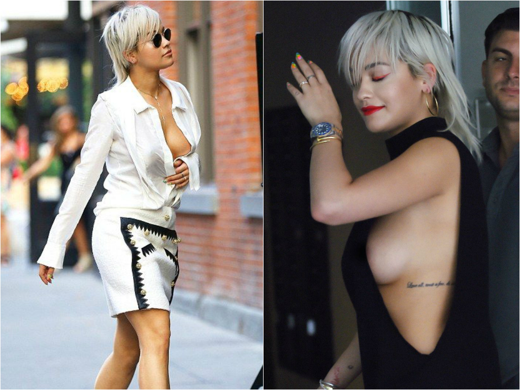 Braless Celebrities_rita ora 2