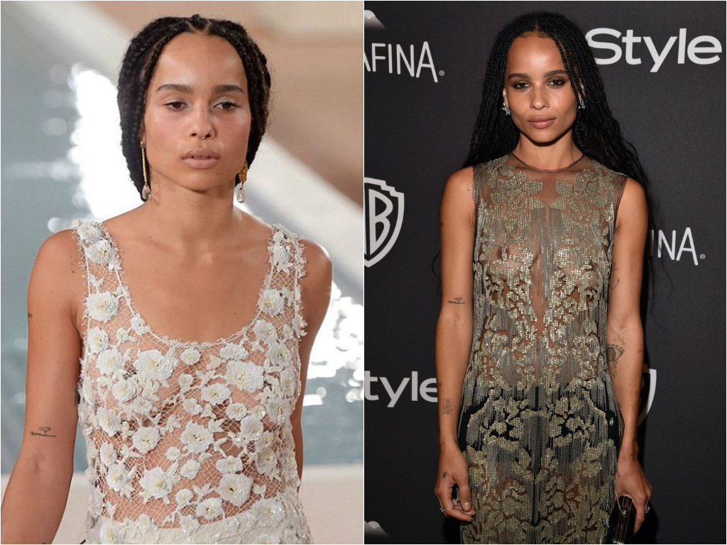 Braless Celebrities_zoe kravitz