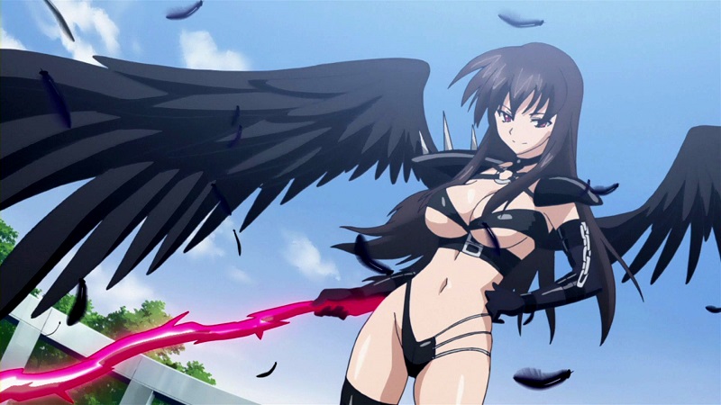 The 7 Weirdest Sexy Outfits In Anime_2. Raynare - High School DxD
