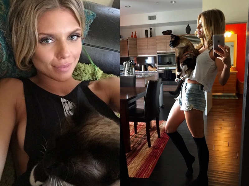 Hot Female Celebs With Their Pets_AnnaLynne McCord