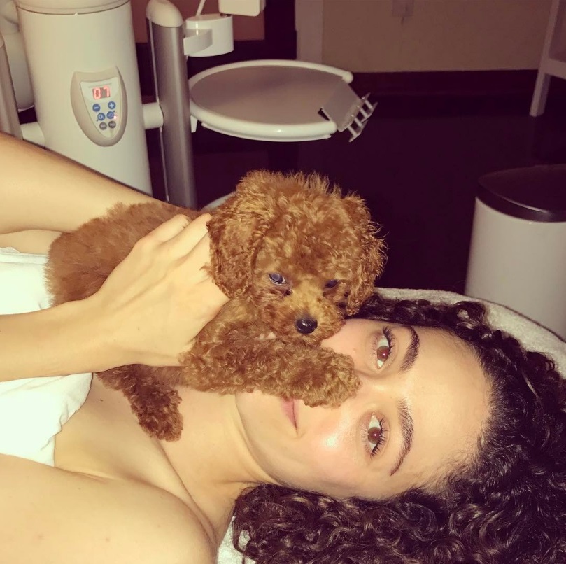 Hot Female Celebs With Their Pets_Emmy Rossum 2